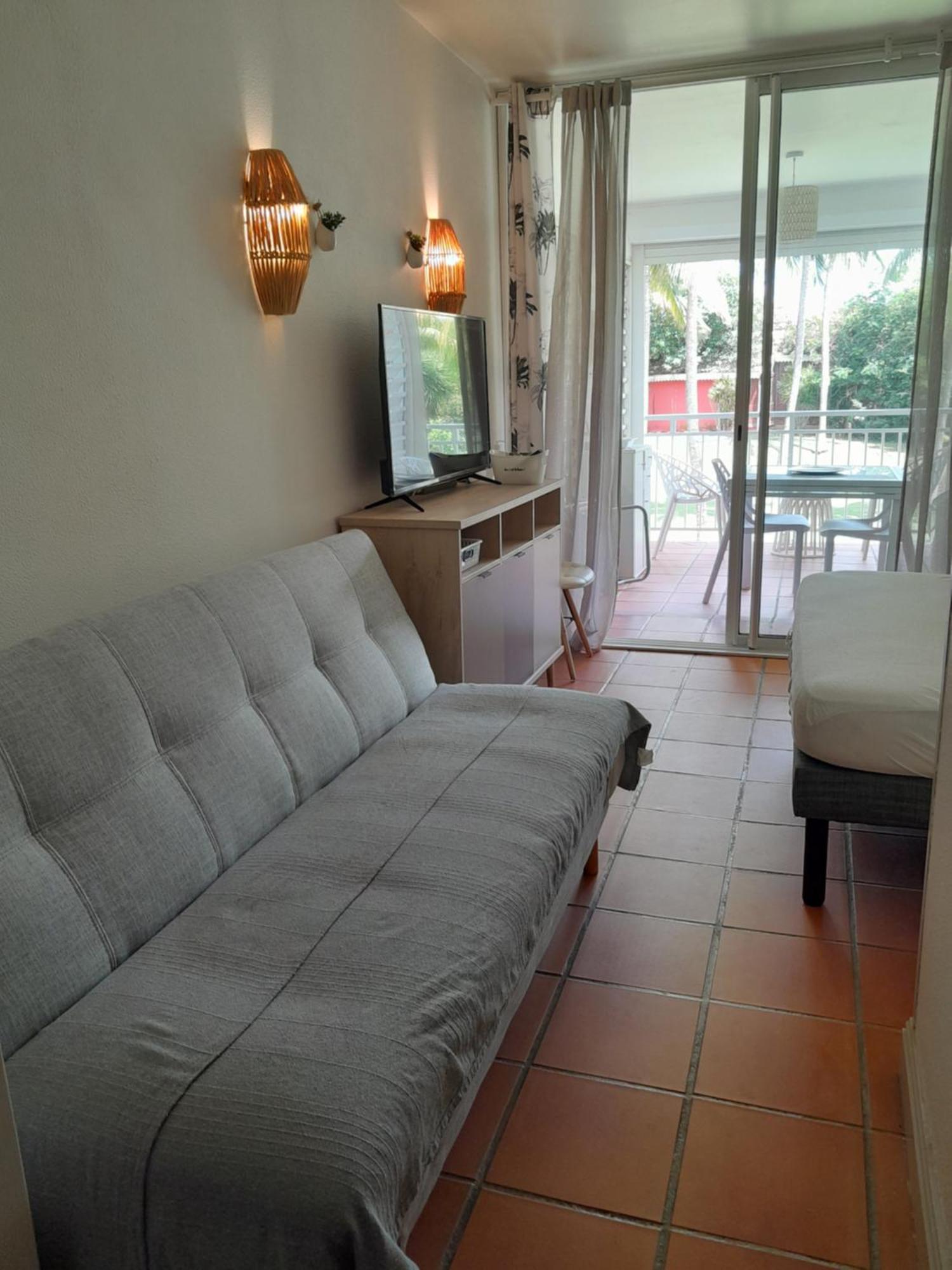 Coeur Tiare Studio Lounge Piscine Plage Cocotiers Saint-Francois  Kültér fotó